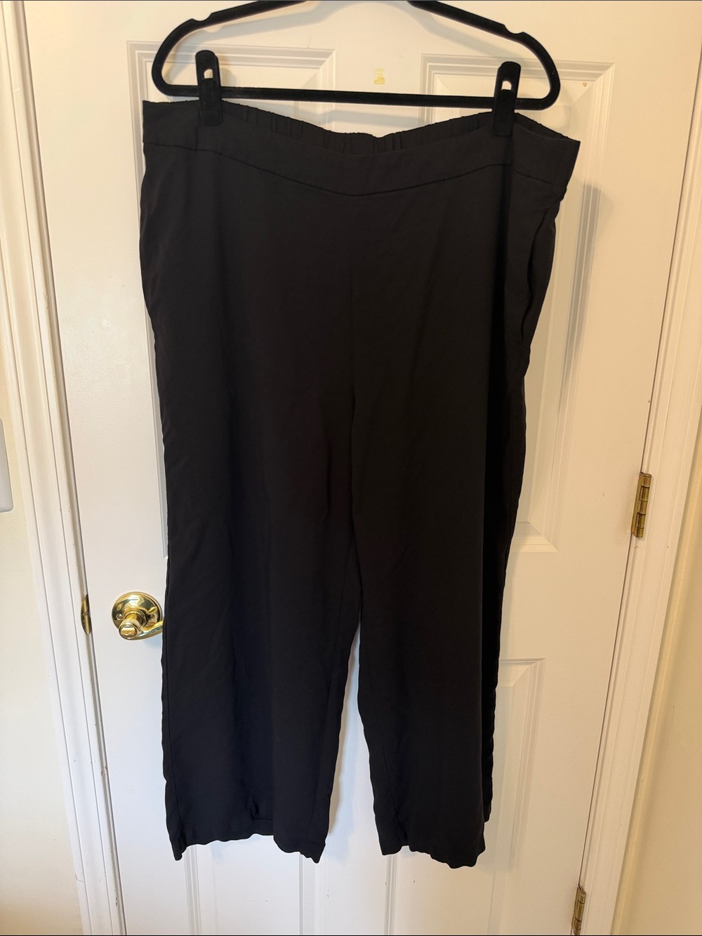 Old Navy Women’s High Rise Playa Black Wide Leg Pants 2X